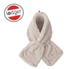 Lodger Dwuwarstwowy szaliczek z polaru jasnobeżowy Fleece Birch
