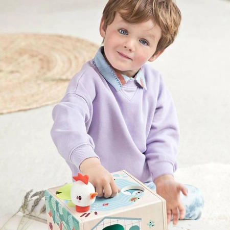 LILLIPUTIENS Drewniana kostka wielofunkcyjna Farma 12 m+