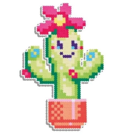 Fat Brain Toy Puzzelki Pixelki Jixelz Uśmiechnięte Kaktusy