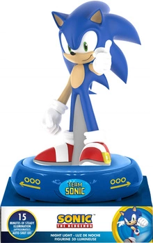 Sonic the Hedgehog lampka 3D (wysokość: 21,5 cm)