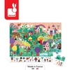 Puzzle obserwacyjne w walizce Baśnie 24 elementy 3+ Made in France, Janod