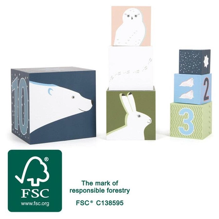 Kostki do układania wieża Arktyka Small Foot 12441