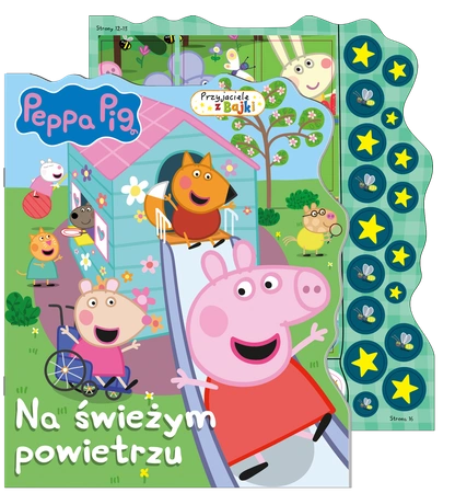 Na świeżym powietrzu. Świnka Peppa. Przyjaciele z bajki