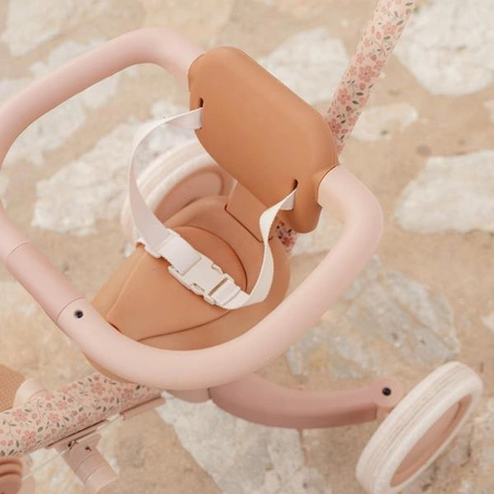 Little Dutch Rowerek trójkołowy 4w1 z rączką Fairy Floral