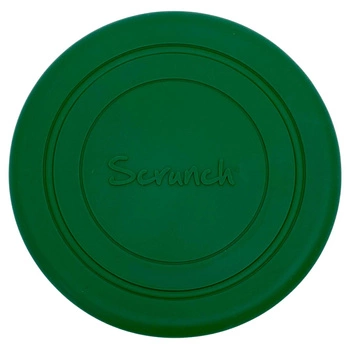 Silikonowy dysk Scrunch - Ciemny Zielony