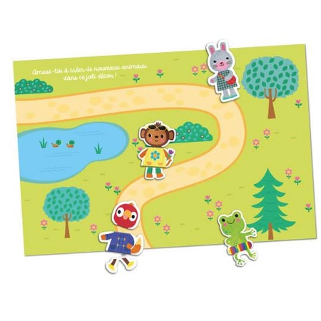 Auzou Zestaw magnesów Stwórz zwierzątka 22793