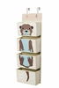 3 Sprouts Organizer Ścienny Wiszący Wydra Brown