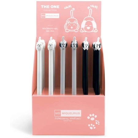 Długopis ze zwierzątkiem Miquelrius - Grey Dog