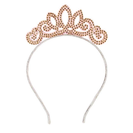 Souza! Opaska tiara z kryształkami różowa Caren