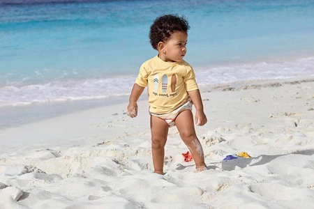 Lassig Koszulka z filtrem UV60 z krótkim rękawem Splash & Fun Deski surfingowe vanilla, rozm. 86