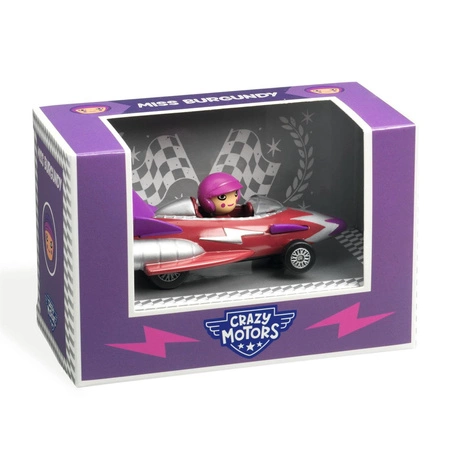 Djeco Autko crazy motors - miss burgundy