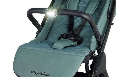 Easywalker Jackey XL Przestronny, samoskładający się wózek spacerowy z kołami XL Forest Green