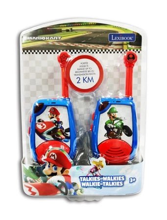 Krótkofalowki Walkie-talkie Mario Kart z funkcją alfabetu Morse'a TW25NI