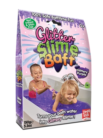 Display 10 szt., zestaw do robienia glutów, Slime Baff Glitter, fioletowy/różowy, 3+, Zimpli Kids