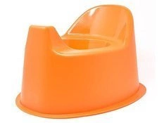 Nocnik anatomiczny z oparciem Pomarańczowy 12m+ POUPY