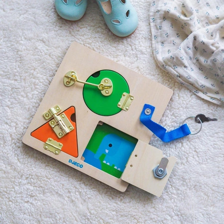 Drewniana tabliczka manualna LockBasic DJ06213