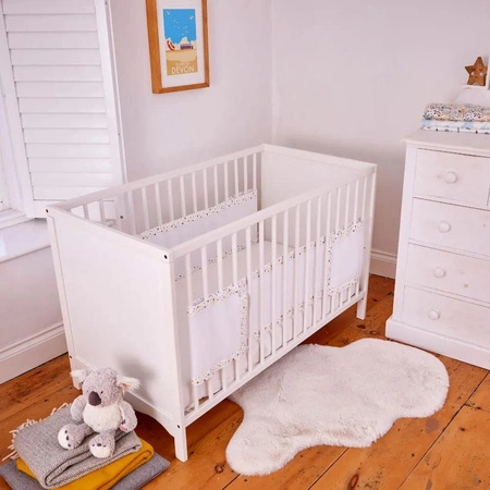 Oddychający ochraniacz do łóżeczka Pur Air PurFlo - Scandi Spot