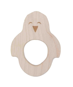 Drewniany Gryzak - Pingwin