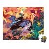 Puzzle w walizce Ogniste smoki 54 elementy 5+ Made in France, Janod