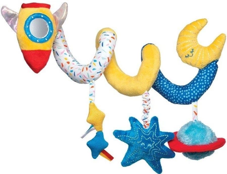 Zawieszka do wózka fotelika Spirala aktywności Rakieta kosmiczna 218310-Manhattan Toy, zabawki dla niemowląt
