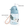 Done by Deer Bidon dla Dziecka 280ml Tiny Farm Blue