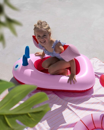 QUUT Dmuchany ponton do pływania dla dzieci Cherry Red