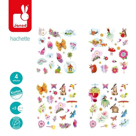 Zestaw naklejek Pokaz mody Wróżki, Janod