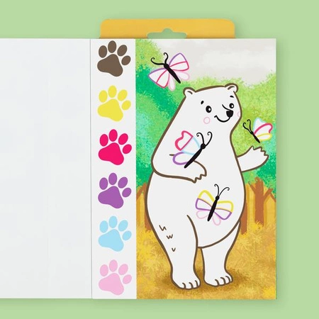 Tiger Tribe Przenośne Kolorowanki Wodne – Dzikie Zwierzęta