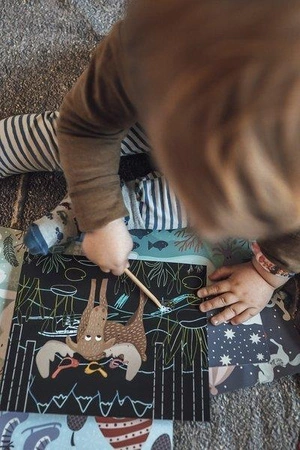 Auzou Wydrapywanka Zaczarowane zwierzątka 5+ 502375