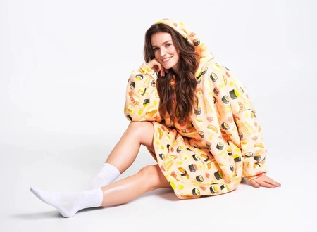 Bluza koc Oversize Sushi Cozy Noxxiez CH351