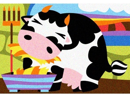 Album do kolorowania piaskiem Zwierzęta na wsi 5l+ SABBIARELLI