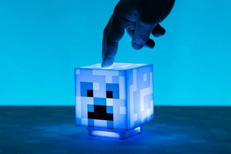 Lampka Minecraft naładowany Creeper
