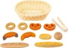 Akcesoria do zabawy w sklep Rumiane wypieki 11444-Small Foot Design, drewniane artykuły spożywcze