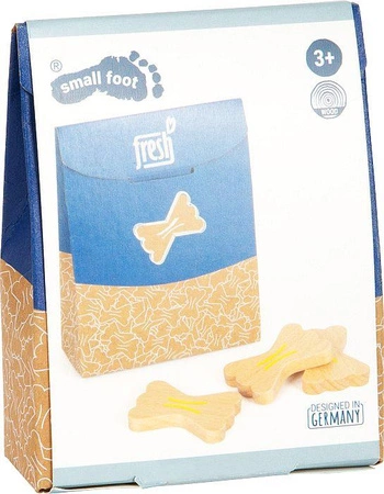 Drewniany makaron do zabawy dla dzieci w kuchni sklepie Fresh Small Foot 12350