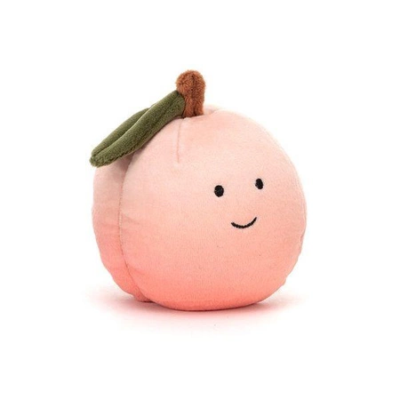 JellyCat - Fabulous Fruit Peach-Zabawna brzoskwinka 9x8 cm