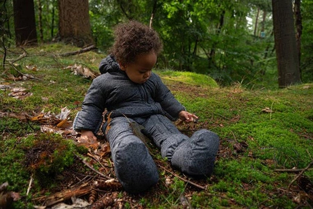 Lodger Wodoodporny kombinezon zimowy grafitowy Taslon Pigeon, rozm. 80