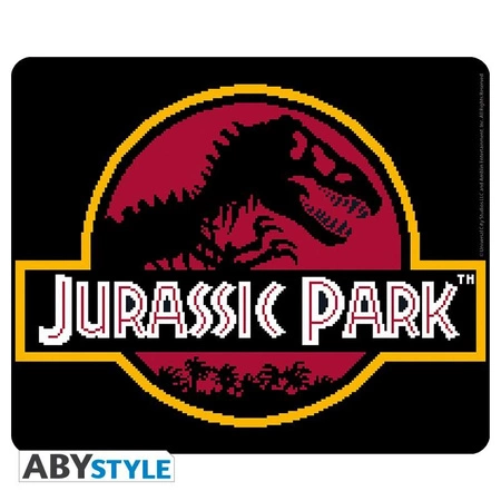 Jurassic Park podkładka pod myszkę - Pixel logo (23,5 x 19,5 cm)