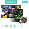 Mudpuppy Puzzle świecące w ciemności Monster trucki 100 elementów 5+