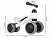 Rowerek biegowy mini rower Practise White Ecotoys