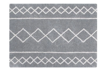 Lorena Canals Dywan bawełniany Oasis Grey - Natural 120 x 160 cm