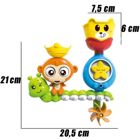 WOOPIE Zabawka Wodna do Kąpieli Małpka + Kubeczek