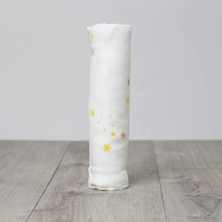 Lulujo Kocyk Bambusowy Gwiazdki