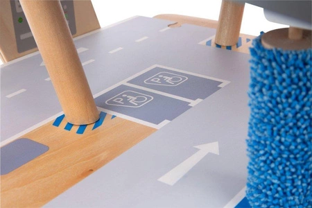 Parking dla dzieci garaż premium z myjnią, windą, stacją samochodów elektrycznych, stacją benzynową 11676- Small Foot, zabawki dla chłopców i dziewczynek