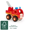 Drewniany samochód straż pożarna z drabiną 11075-Small Foot, little cars