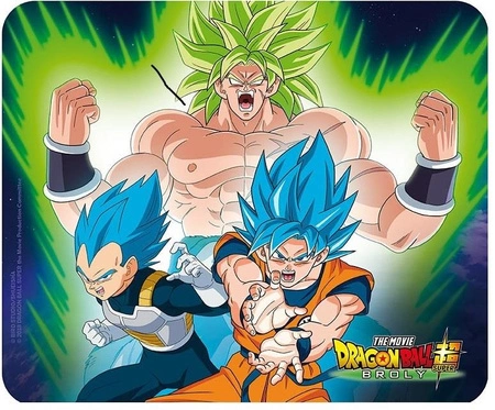 Dragon Ball podkładka pod myszkę - Broly vs Goku (23,5 x 19,5 cm)