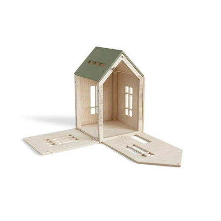 Domek dla lalek z magnesami, rozm L, khaki, Babai