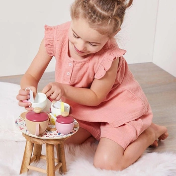 Drewniany zestaw do herbaty Twist 2+, Janod