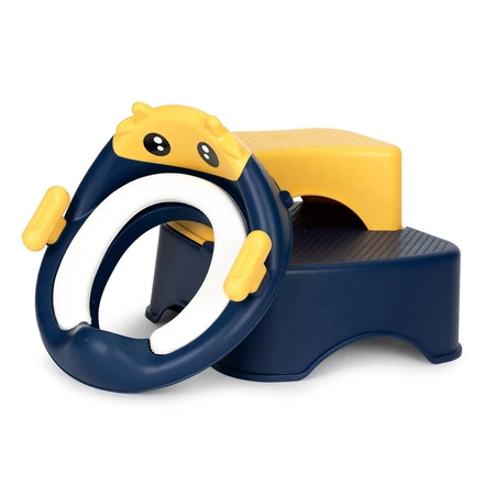 Nakładka na toaletę ze schodkami podestem dla dzieci