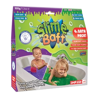 Zestaw do robienia glutów, Slime Baff, fioletowy i zielony, 4 użycia, 3+, Zimpli Kids