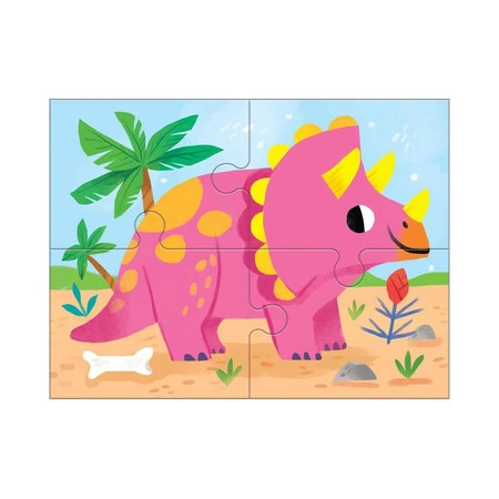 Mudpuppy Puzzle progresywne Mój przyjaciel dinozaur 4, 6, 9 i 12 elementów 2+